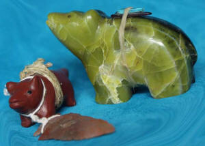 Leekya Deyuse Zuni Fetish Carving